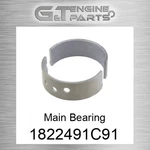 (1822491C91 31822491) Main Bearing Reliance Power (new Aftermarket). Price: $41.99.