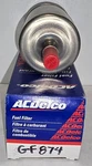 Ac Delco GF874 - 15169849 (wix 33484) GF580 GF624 Nos Fuel Filter New. Price: $12.00.
