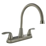 Valterra PF231402 Phoenix Brushed Nickel Hi-arc Hybrid Lavatory Faucet New. Price: $78.66.