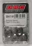 Drc D58-57-341 Aluminum Spacers Type 11 Titanium M6X12MM 4/PK New. Price: $23.79.