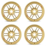 (4X) Enkei RPF1 Wheels 18X8 / 5X100 ET:45 CB:56 Gold New. Price: $1278.34.