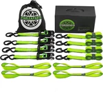 Motorcycle Tie Down Strap (4PK) - 2,100LB 1" X 15', Green New. Price: $41.58.