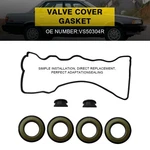 Fit 1987-1995 Toyota CAMRY,CELICA,MR2 Etc Valve Black Cover Gaskets Seals Auxito New. Price: $14.24.
