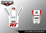 For Yamaha Front And Rear Fender Graphic Decals Stickers Mx Trail New. Price: $31.45.