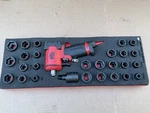 Mac Tools AWP050M 1/2" Drive Mini Air Impact Wrench W/ Foam Stubby Set Used. Price: $499.00.