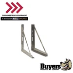 Buyers Products 1701031 18X18" Welded Stainless Steel Mounting Brackets New. Price: $225.95.