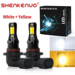 Shenkenuo Switchback 9005 HB3 Led Headlight Bulbs High Beam Dual Color Kit 2PCS New. Price: $18.71.