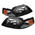Spyder Auto 5064349 Xtune Headlights Fits 99-04 Mustang New. Price: $126.00.