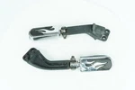 2012 Harley Dyna Super Glide Custom Oem Passenger Left & Right Foot Pegs Flame Used. Price: $155.00.