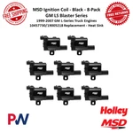 Msd Ls Blaster Ignition Coil Black 8-PACK For Chevy, Pontiac, Cadillac, Gmc New. Price: $818.95.