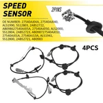 27540AJ01A Replacement Abs Sensors 4PCS For 2010-2014 Subaru Outback 2.5L 3.6L New. Price: $49.39.