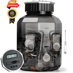 Piggy Bank For Adults Kids, Vcertcpl Digital Coin X-large, Gray New. Price: $30.99.