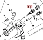 Anest Iwata IWA-93505432 Pattern Adjustment Assy For LS-400 / WS-400 Supernova New. Price: $87.50.