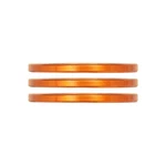 Industry Nine Irix 1-1/8" Aluminum Headset Spacers, 2.5MM Height, Orange (3 Pcs) New. Price: $13.00.