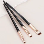 3PCS Makeup Brush Set Fine Blade Eyeliner Eyebrow Oblique - New. Price: $11.26.