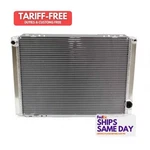 Howe 342A2816NF, One Natural Aluminum Radiator 19.5X27.75 Chev 16AN Inlet No Fil New. Price: $437.46.