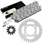 Drive Chain & Sprockets Kit Fits Yamaha Grizzly 04-12 White New. Price: $46.00.
