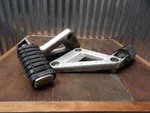 83 Honda Shadow VT750 Rear Passenger Foot Peg Rest Right & Left Bracket 50680-ME Used. Price: $12.97.