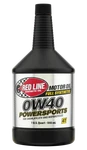 Red Line 0W40 Motor Oil Quart (four-stroke Dirt Bikes/atvs/powersports) 12X New. Price: $251.40.