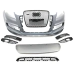 Replacement 2010 -15 Sline Sport Front Bumper Cover RSQ7 Grille Spoiler 8PC New. Price: $699.91.