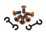 Ti Alloy M5 X10MM Bolts Pack Of 6 Orange. Screws For Rotor, Water Bottle, Etc. New. Price: $13.97.
