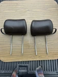 72 - 89 Mercedes Benz C107 R107 Headrest W/seat Belt Guide Brazil Pair Used. Price: $150.00.