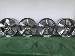 Porsche Cayenne Turbo Techno 20" Genuine Factory Oem Chrome Wheels Rims Set Used. Price: $1499.00.
