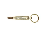 First Command Keychain Cartridge Bullet Ammunition Bottle Opener Gold Ring Used. Price: $5.94.