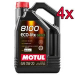 Case Of 4 Motul 8100 Eco-lite GEN3 Full Synthetic 0W-20 Engine Motor Oil 5L New. Price: $145.88.
