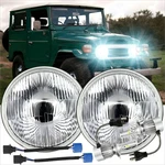 Pair 7" Led Headlight For Toyota Land Cruiser FJ40 FJ45 FJ50 FJ55 FJ60 FJ62 FJ70 New. Price: $44.52.