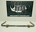 97-06 Jeep Tj Wrangler Factory Front Suspension Sway Bar + Retainers 52087824 25 Used. Price: $117.00.
