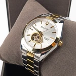 Men's Bulova Surveyor 98A284 Silver-gold Dial Two-tone Stainless Automatic Watch New. Price: $194.90.