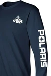 Polaris Atv Long Sleeve Navy T-shirt *fast Shipping Up To 5X Sportsman Ace New. Price: $27.00.