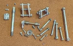 Honda XR650L Engine Motor Mount Bracket Axle Nuts Bolts Lot 93-22 Used. Price: $55.99.