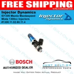 Dynamics ID1300 Mazdaspeed Miata 1300CC Injectors New. Price: $1039.50.