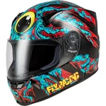 Fly Racing Revolt Space Creep Helmet Light Blue/black/red 2XL 73-83872X New. Price: $199.95.