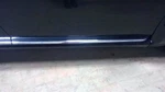 Passenger Front Door Moulding Black With Chrome Hatchback 12-19 Beetle 100618 Used. Price: $324.50.