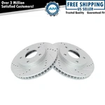 Performance Drilled & Slotted Front Coated Brake Rotor Pair Blazer New. Price: $73.34.