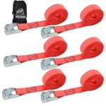6-PACK Cam Buckle Straps 8FT Red For Cargo And Bicycles With Carry Bag New. Price: $26.30.