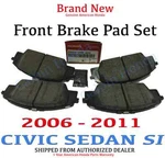 2007-2011 Honda Civic 4DR Si Genuine Oem Front Brake Pad Set (45022-SVB-A03) New. Price: $83.64.