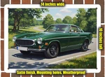 Metal Sign - 1970 Volvo P1800 Oil Painting 14X10 New. Price: $29.95.