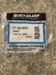 Mercury Quicksilver 27-824853 Gasket Nos New. Price: $8.40.