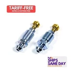 Earls 280021ERL, Pair Of Solo-bleed 3/8-24 Thread Steel Zinc Performance Parts New. Price: $68.58.