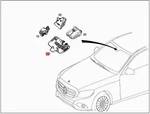 Genuine Mercedes C205 C238 C253 S205 Cover Rain Light Sensor 20582103009051 New. Price: $19.57.