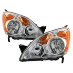 Xtune 9945557 Halogen Headlight Chrome For Honda Cr-v 05-06 New. Price: $158.67.