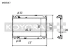 Koyo Racing Radiators VH083867 Performance Aluminum Direct Fit High Capacity New. Price: $502.99.