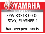 Yamaha Oem Part 5PW-83318-00-00 Stay, Flasher New. Price: $8.49.