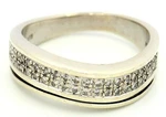 Diamond 9CT White Gold Wave Ring Pre-owned. Price: $562.29.