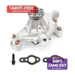 Jones WP-9104-SBC-AL2, Natural Aluminum Water Pump W. 3/8 Aux. Ports & New. Price: $367.09.