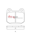 Disc Brakes Australia DB1521RP Dba Race Performance Rear Pads New. Price: $223.65.